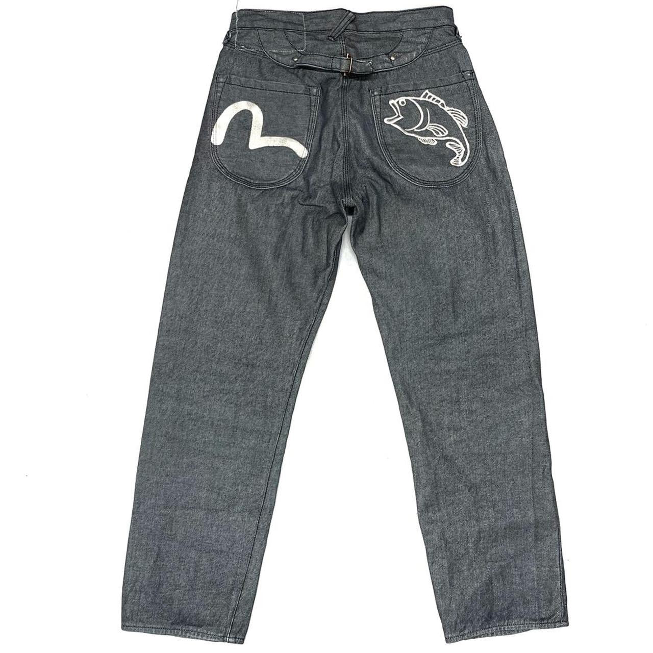 Evisu Yamane Selvedge Jeans With Daicock & Fish Embroidery ( W30 )