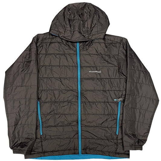 Montbell Reversible Puffer Jacket In Black & Blue ( M )