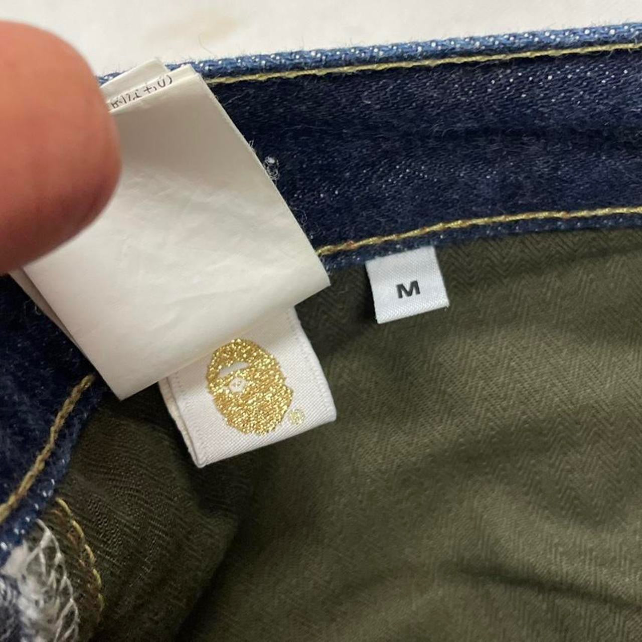 Bape Milo Head Embroidered Jeans ( M / W32 )