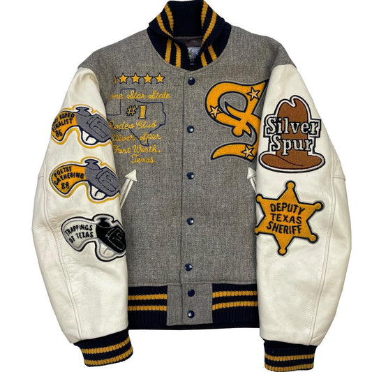 Whitesville Silver Spur Club Varsity Jacket ( 38 / M )