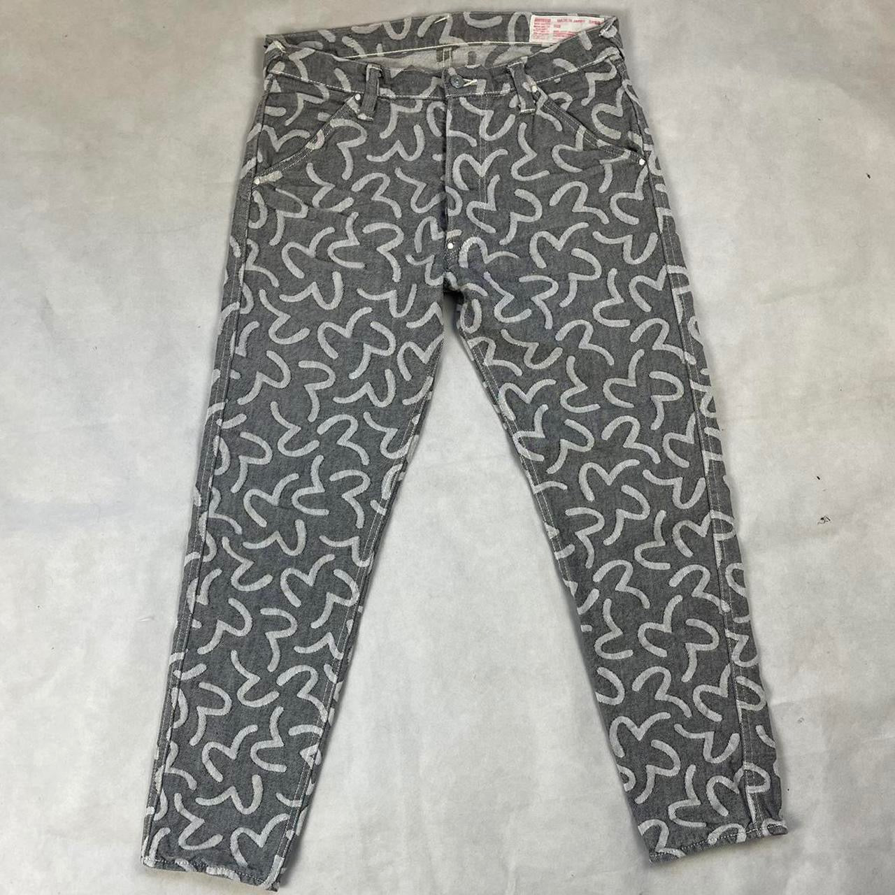 Evisu Selvedge Jeans With Monogram Daicocks ( W31 )